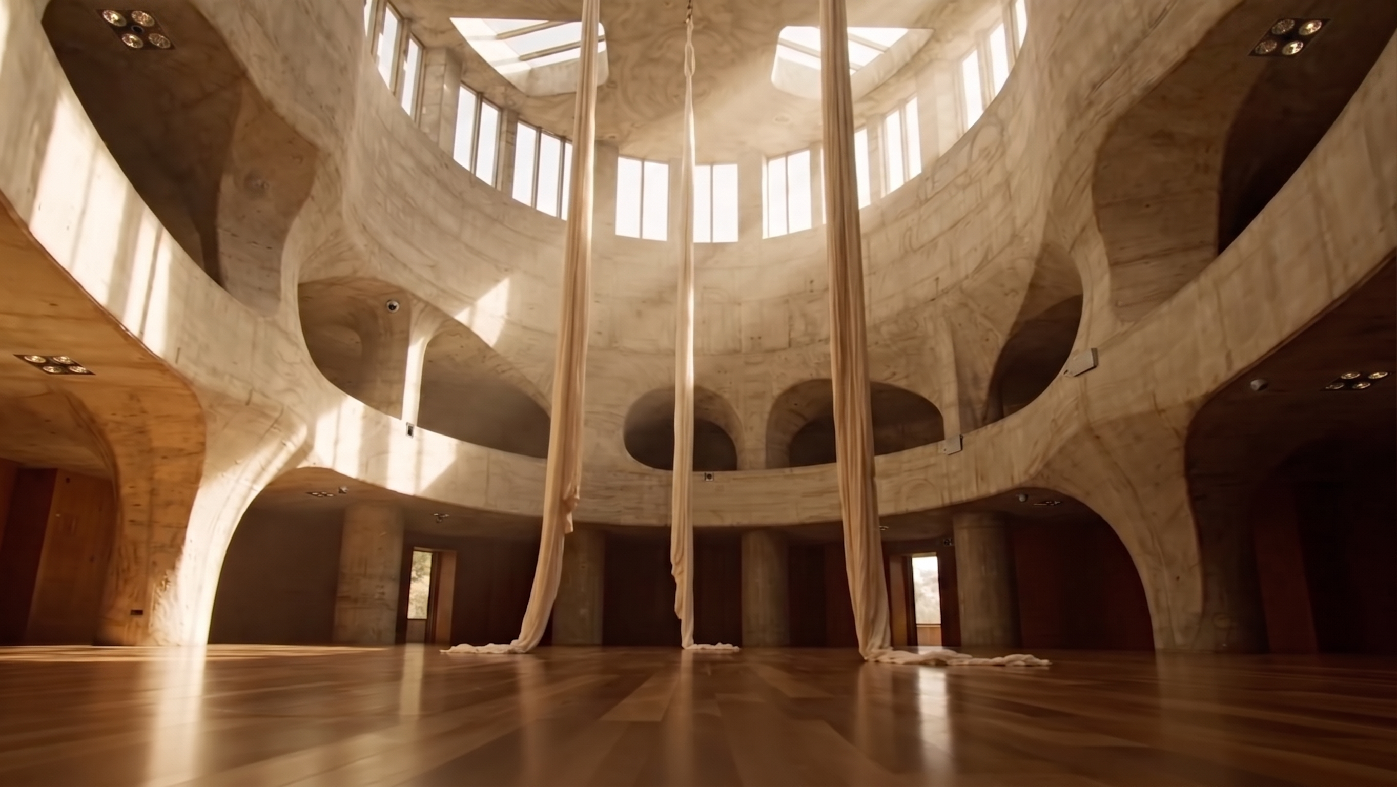 Echo Hall aerial studio